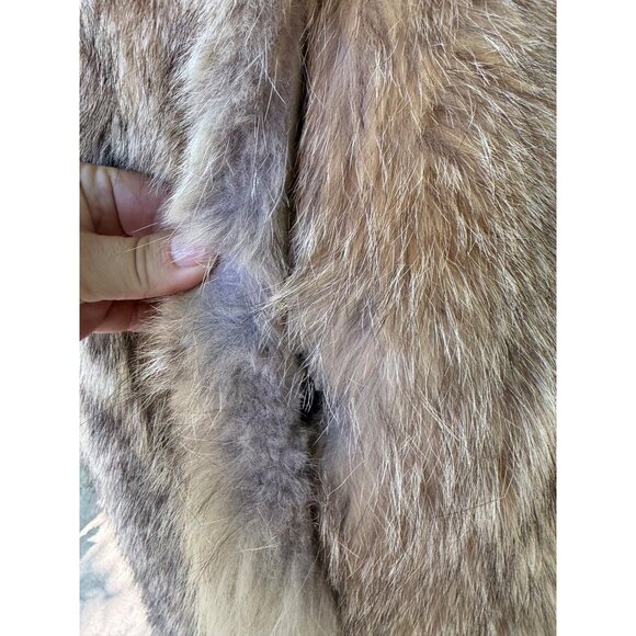 Vintage Coyote Full Length Fur Coat HURTIG Furs - Picture 13 of 16